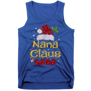 Nana Claus Gift Christmas Pajama Family Matching Xmas Gift Tank Top