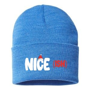 Niceish Cool Gift Funny Matching Christmas Family Xmas Cool Gift Sustainable Knit Beanie