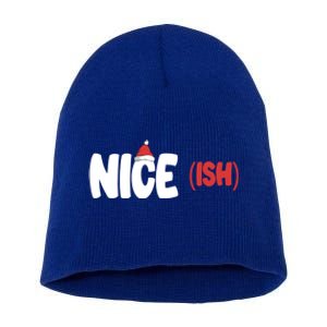 Niceish Cool Gift Funny Matching Christmas Family Xmas Cool Gift Short Acrylic Beanie