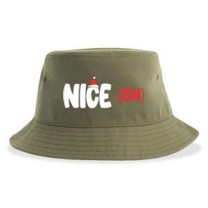 Niceish Cool Gift Funny Matching Christmas Family Xmas Cool Gift Sustainable Bucket Hat