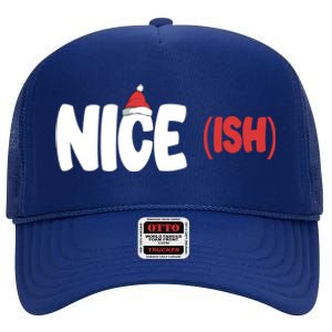 Niceish Cool Gift Funny Matching Christmas Family Xmas Cool Gift High Crown Mesh Back Trucker Hat