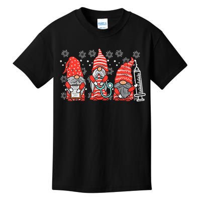 Nurse Christmas Gnomes Cute Nurses Xmas Pajamas PJs Women TShirt Kids T-Shirt