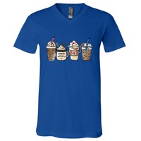 Nurse Coffee Great Gift Nurse Fuel Rn Lpn Cna Nursing School Grad Cute Gift V-Neck T-Shirt