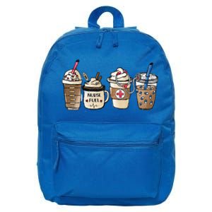 Nurse Coffee Great Gift Nurse Fuel Rn Lpn Cna Nursing School Grad Cute Gift 16 in Basic Backpack