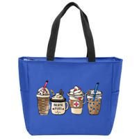 Nurse Coffee Great Gift Nurse Fuel Rn Lpn Cna Nursing School Grad Cute Gift Zip Tote Bag