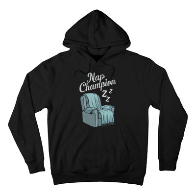 Nap Champion Grandpa And Dad And Papa May Nap Suddenly Hoodie