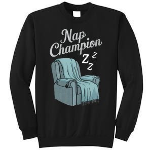 Nap Champion Grandpa And Dad And Papa May Nap Suddenly Sweatshirt