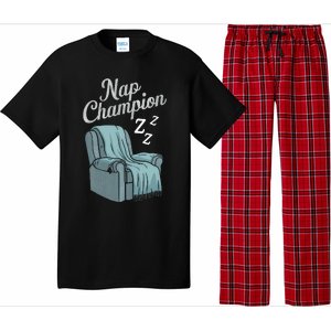 Nap Champion Grandpa And Dad And Papa May Nap Suddenly Pajama Set