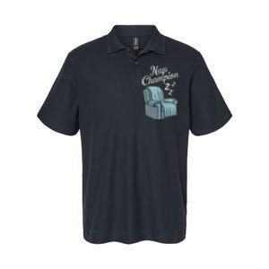 Nap Champion Grandpa And Dad And Papa May Nap Suddenly Softstyle Adult Sport Polo