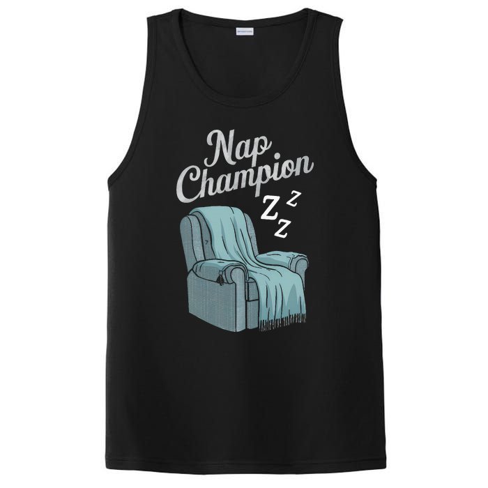 Nap Champion Grandpa And Dad And Papa May Nap Suddenly PosiCharge Competitor Tank