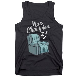 Nap Champion Grandpa And Dad And Papa May Nap Suddenly Tank Top