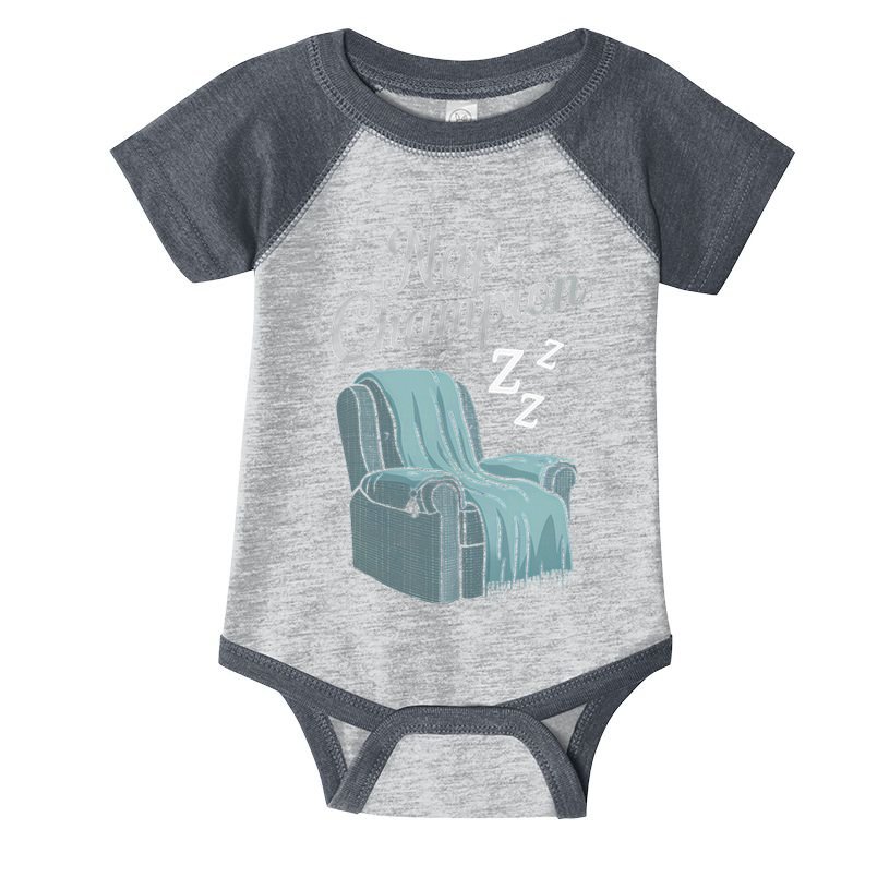 Nap Champion Grandpa And Dad And Papa May Nap Suddenly Infant Baby Jersey Bodysuit