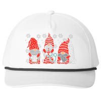 Nurse Christmas Gnomes Cute Xmas Scrub Top For Nurses Snapback Five-Panel Rope Hat