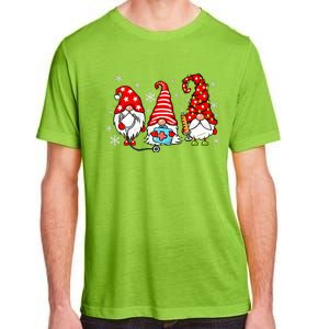 Nurse Christmas Gnomes Xmas Scrub Top Er Rn Nursing Gnomies Adult ChromaSoft Performance T-Shirt