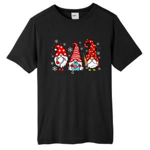 Nurse Christmas Gnomes Xmas Scrub Top Er Rn Nursing Gnomies Tall Fusion ChromaSoft Performance T-Shirt