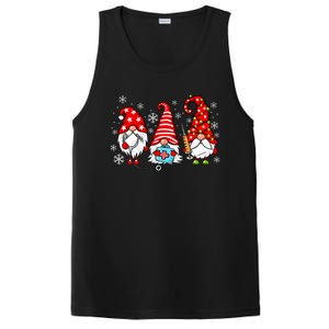 Nurse Christmas Gnomes Xmas Scrub Top Er Rn Nursing Gnomies PosiCharge Competitor Tank