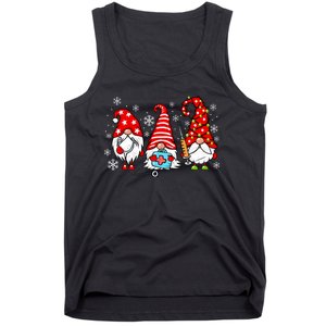 Nurse Christmas Gnomes Xmas Scrub Top Er Rn Nursing Gnomies Tank Top