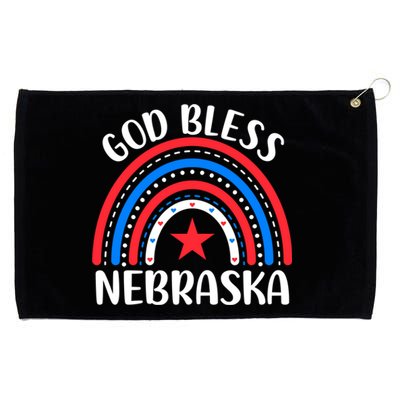 Nebraska Cute Gift I Love Nebraska Usa Gift Grommeted Golf Towel