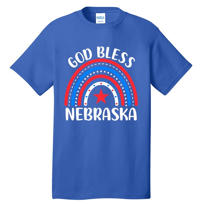 Nebraska Cute Gift I Love Nebraska Usa Gift Tall T-Shirt