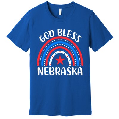 Nebraska Cute Gift I Love Nebraska Usa Gift Premium T-Shirt