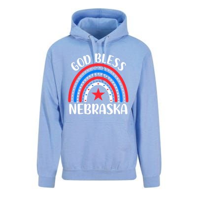 Nebraska Cute Gift I Love Nebraska Usa Gift Unisex Surf Hoodie