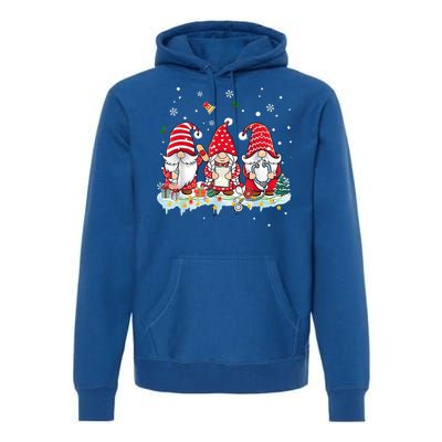 Nurse Christmas Gnomes Cute Xmas Scrub Top For Nurses Gift Premium Hoodie