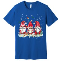 Nurse Christmas Gnomes Cute Xmas Scrub Top For Nurses Gift Premium T-Shirt