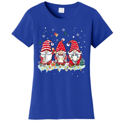 Nurse Christmas Gnomes Cute Xmas Scrub Top For Nurses Gift Women's T-Shirt