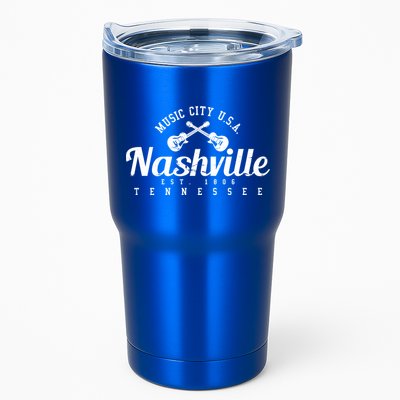 Nashville Cool Gift Cool Gift Country Music City Guitar Gift Cool Gift Tumbler