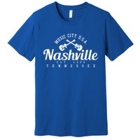 Nashville Cool Gift Cool Gift Country Music City Guitar Gift Cool Gift Premium T-Shirt