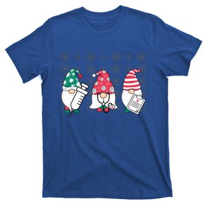 Nurse Christmas Gnomes Cute Nurses Xmas Pajamas Gift T-Shirt