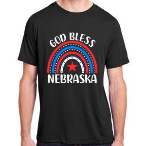 Nebraska Cool Gift I Love Nebraska Usa Gift Adult ChromaSoft Performance T-Shirt