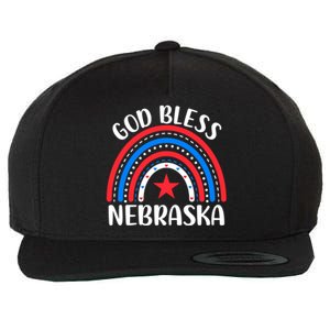 Nebraska Cool Gift I Love Nebraska Usa Gift Wool Snapback Cap