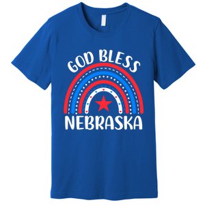 Nebraska Cool Gift I Love Nebraska Usa Gift Premium T-Shirt