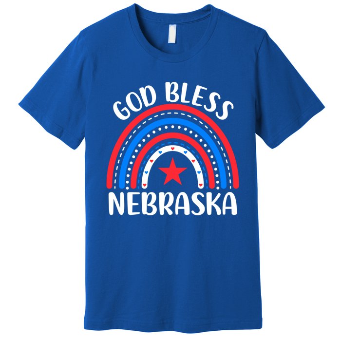 Nebraska Cool Gift I Love Nebraska Usa Gift Premium T-Shirt