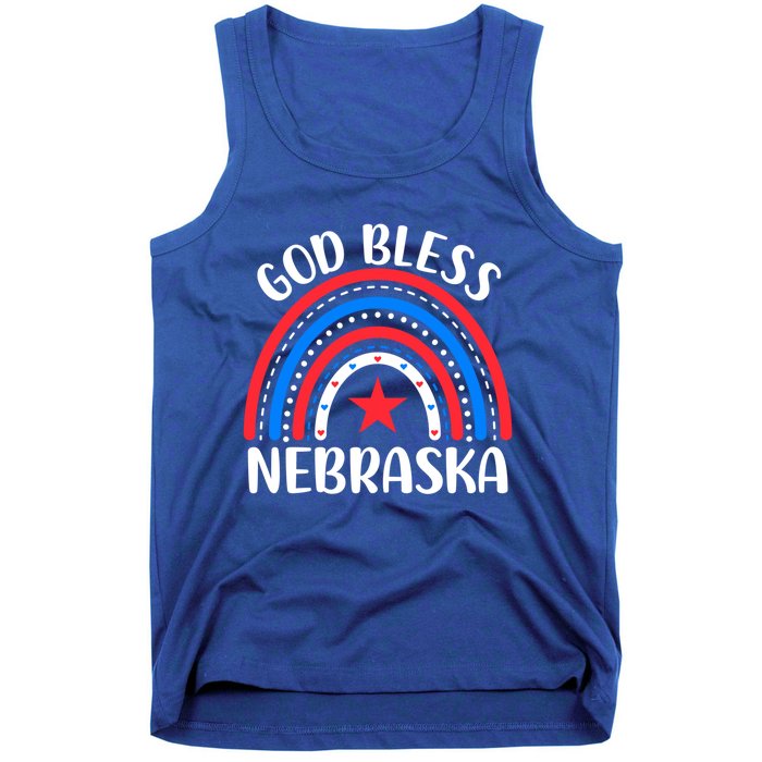 Nebraska Cool Gift I Love Nebraska Usa Gift Tank Top