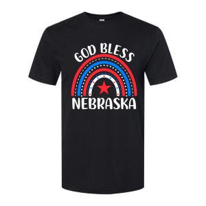 Nebraska Cool Gift I Love Nebraska Usa Gift Softstyle CVC T-Shirt