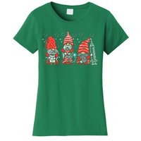 Nurse Christmas Gnomes Cute Xmas Scrub Top For Nurses Women Women's T-Shirt