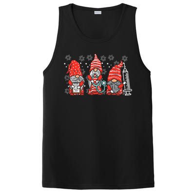 Nurse Christmas Gnomes Cute Xmas Scrub Top PosiCharge Competitor Tank