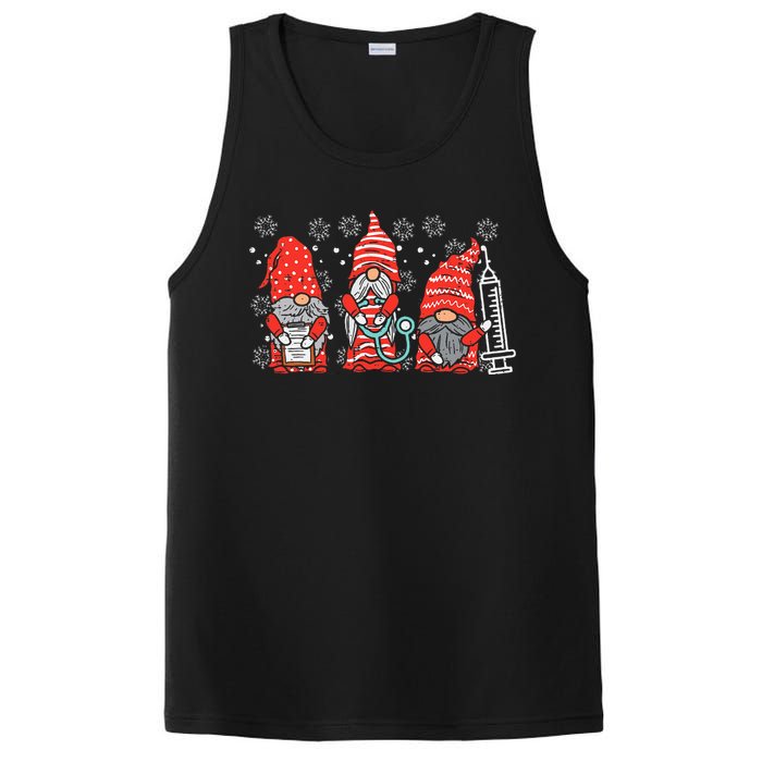 Nurse Christmas Gnomes Cute Xmas Scrub Top PosiCharge Competitor Tank