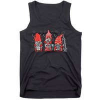 Nurse Christmas Gnomes Cute Xmas Scrub Top Tank Top