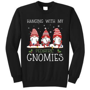 Nurse Christmas Gnome Cool Pediatric Nurse Christmas Lights Sweatshirt