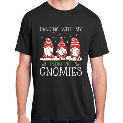 Nurse Christmas Gnome Cool Pediatric Nurse Christmas Lights Adult ChromaSoft Performance T-Shirt