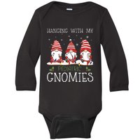 Nurse Christmas Gnome Cool Pediatric Nurse Christmas Lights Baby Long Sleeve Bodysuit