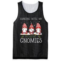 Nurse Christmas Gnome Cool Pediatric Nurse Christmas Lights Mesh Reversible Basketball Jersey Tank