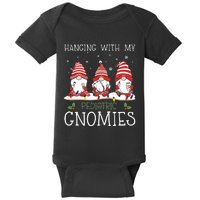 Nurse Christmas Gnome Cool Pediatric Nurse Christmas Lights Baby Bodysuit