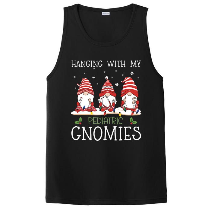 Nurse Christmas Gnome Cool Pediatric Nurse Christmas Lights PosiCharge Competitor Tank