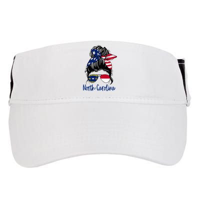 North Carolina Girl North Carolina Flag State Girlfriend Adult Drive Performance Visor