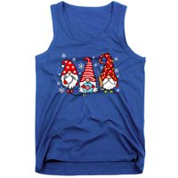 Nurse Christmas Gnomes Xmas Scrub Top Er Rn Nursing Gnomies Gift Tank Top