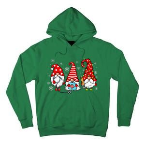 Nurse Christmas Gnomes Xmas Scrub Top Er Rn Nursing Gnomies Tall Hoodie